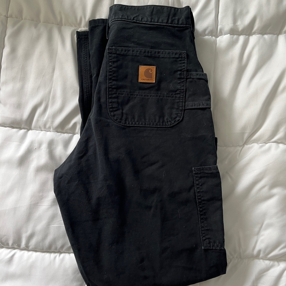 New Black Carhartt Pants Loose Original Fit